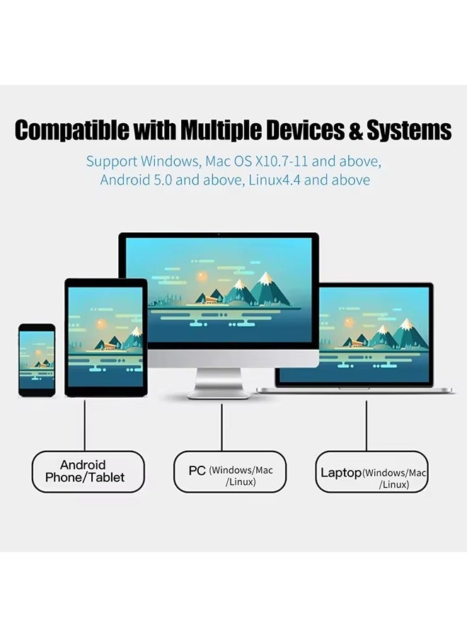 10x6 Inch Professional Graphics Drawing Tablet 12 Express Keys with for Windows Mac for Painting Designing Online Course - Image 3