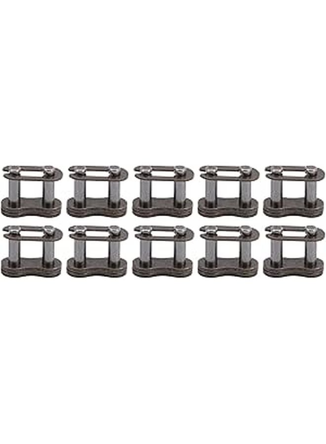 25H Cast Iron Chain Master Link 10Pcs High Strength Connectors for Industrial Machinery Automotive Motorcycle - Image 1