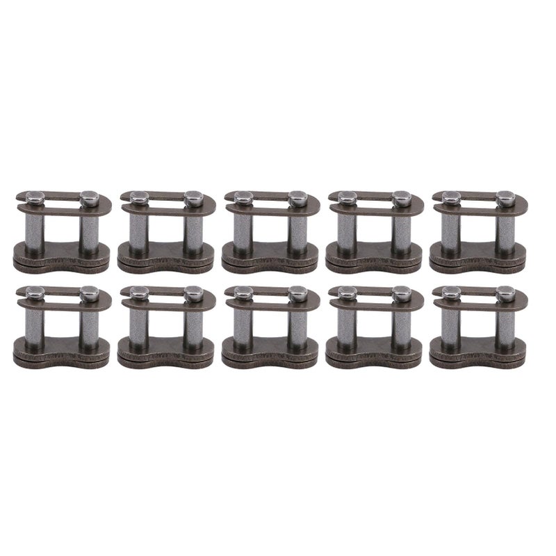 25H Cast Iron Chain Master Link 10Pcs High Strength Connectors for Industrial Machinery Automotive Motorcycle - Image 2