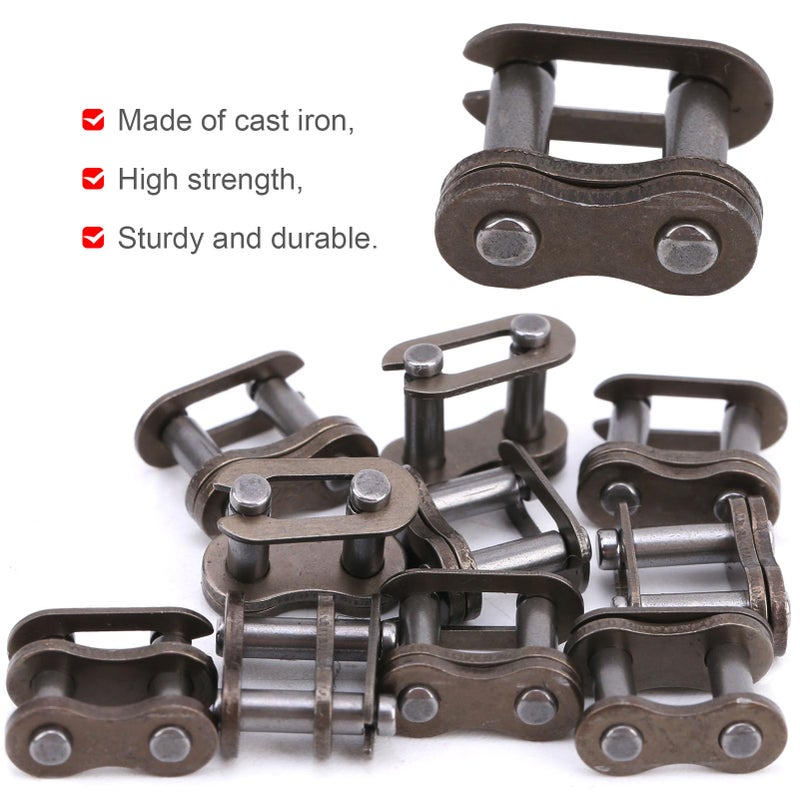 25H Cast Iron Chain Master Link 10Pcs High Strength Connectors for Industrial Machinery Automotive Motorcycle - Image 3