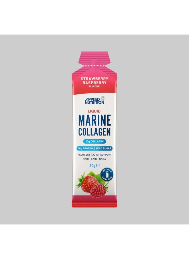 Applied Nutrition Liquid Marine Collagen, Strawberry & Raspberry – 10g Collagen per Serving, Supports Skin, Hair, Nails & Joints, Halal-Certified - Image 2