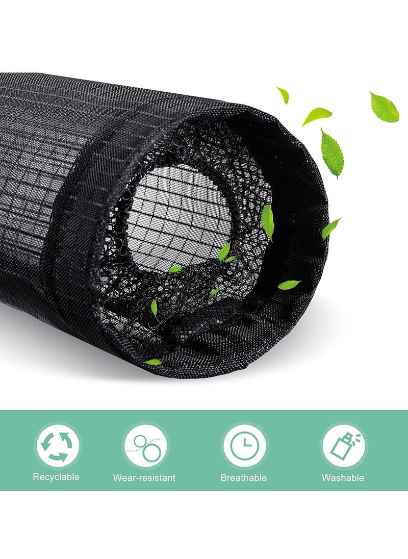 Excefore - Plastic Bag Holder, Trash Bags Holder, Hanging Folding Mesh Garbage Bag Organizer, Recycling Grocery Bag Storage Container, Hanging Shopping Bag Holder for Home and Kitchen 4 Packs - Image 1
