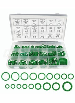 Y&D Automotive AC O-Rings Kit Rubber O Ring Kits 18 Sizes Sealing Gasket Washer Made of Nitrile Rubber O-Ring Assortment Set for Car Repair Plumbing Air or Gas Connections Green 270pcs  - Image 1