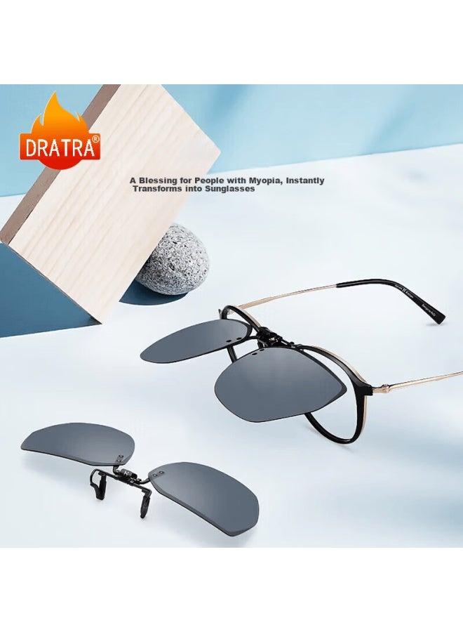 Dratra Polarized Clip-on Sungl Classic Frog Style Uni Prescription Gl Clip Driving Sungl Anti-glare Sunshade - Image 3