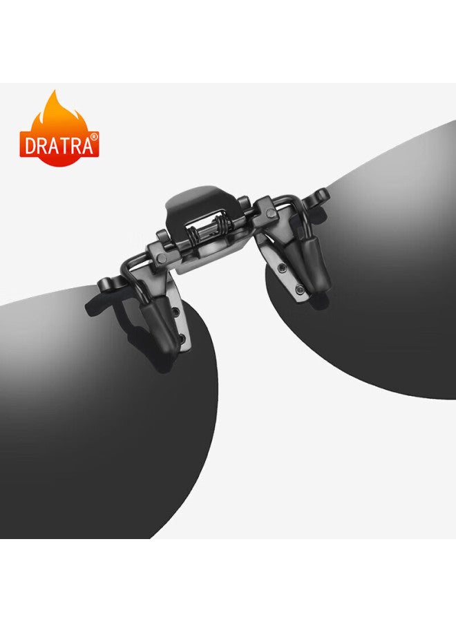 Dratra Polarized Clip-on Sungl Classic Frog Style Uni Prescription Gl Clip Driving Sungl Anti-glare Sunshade - Image 5