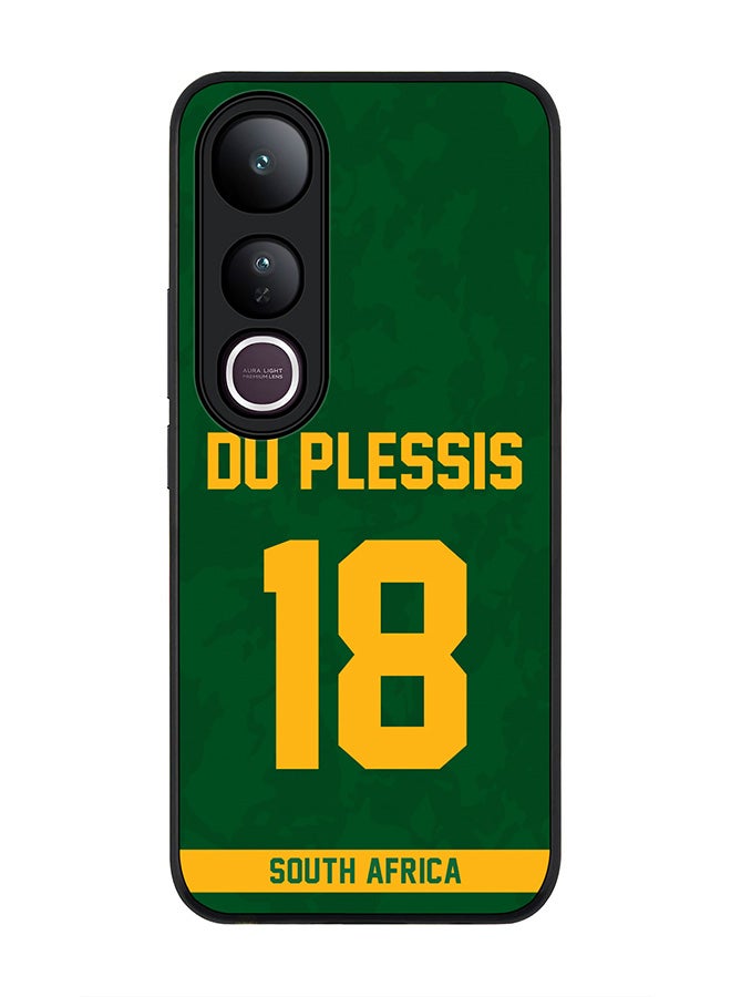 Stylizedd For vivo V50 Lite Case,Slim fit Camera Protection, Shockproof Thin Phone cover  - South Africa Faf du Plessis, Jersey No 18