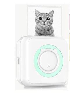 WENTCCION Portable Wireless Printer Mini Pocket Bluetooth Thermal Printers Printing Paper Compatible with Android iOS Smartphone for Label Receipt Photo Notes and Memos  - Image 2