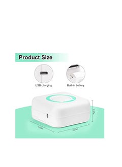 WENTCCION Portable Wireless Printer Mini Pocket Bluetooth Thermal Printers Printing Paper Compatible with Android iOS Smartphone for Label Receipt Photo Notes and Memos  - Image 3