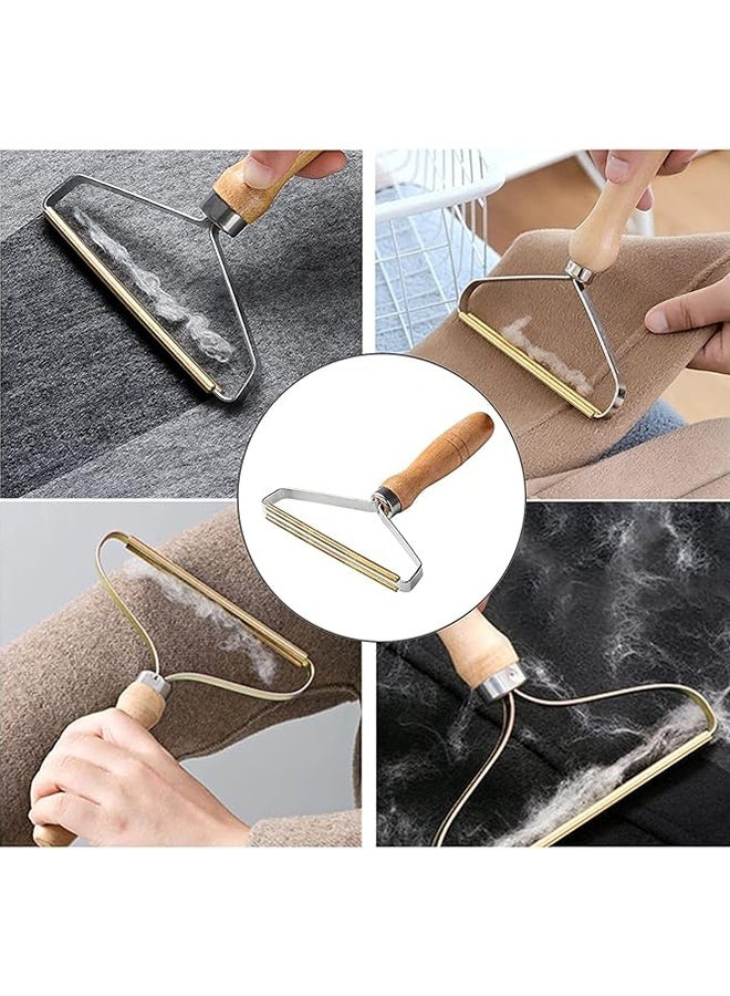 2 قطعة قابلة لإعادة الاستخدام مزيل شعر الكلاب والقطط، مكشطة بكرات السجاد لتزيل النسالة والسجاد وغبار الشعر المحبوب في الملابس والأثاث - Image 4