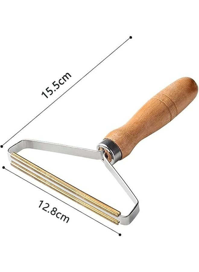 2 قطعة قابلة لإعادة الاستخدام مزيل شعر الكلاب والقطط، مكشطة بكرات السجاد لتزيل النسالة والسجاد وغبار الشعر المحبوب في الملابس والأثاث - Image 2