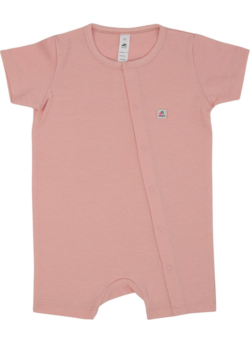 Jrmori Basic Short Jumpsuit with Snap Fasteners  - Image 1