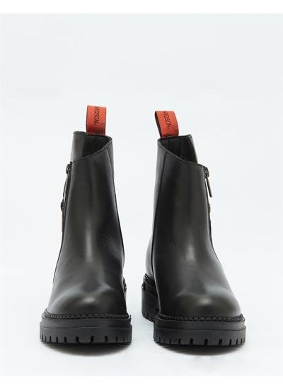 HARLEY DAVIDSON Peking Women's Black Leather Boots  - Image 3