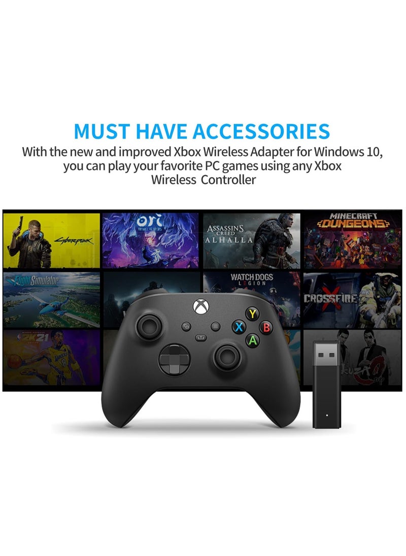 Generic - Wireless Adapter for Xbox Controller Works with PC Windows 7/8.1/10/11, Compatible with Xbox One Controller/Elite Series - Image 1