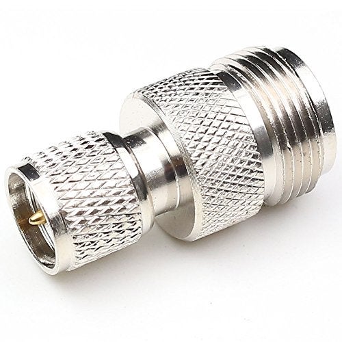 ANHAN N Female to Mini UHF Male Connectors,Mini UHF to N type adapters N Type coaxial Connector RF Coax Adapter 2Packs - Image 5