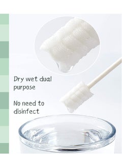 Bebiland 48Pcs Baby Toothbrush Newborn or Baby Tongue Cleaner, Disposable Baby Gum Cleaning Gauze, Oral Cleaning Care, Suitable for 0-36 Months Baby  - Image 5