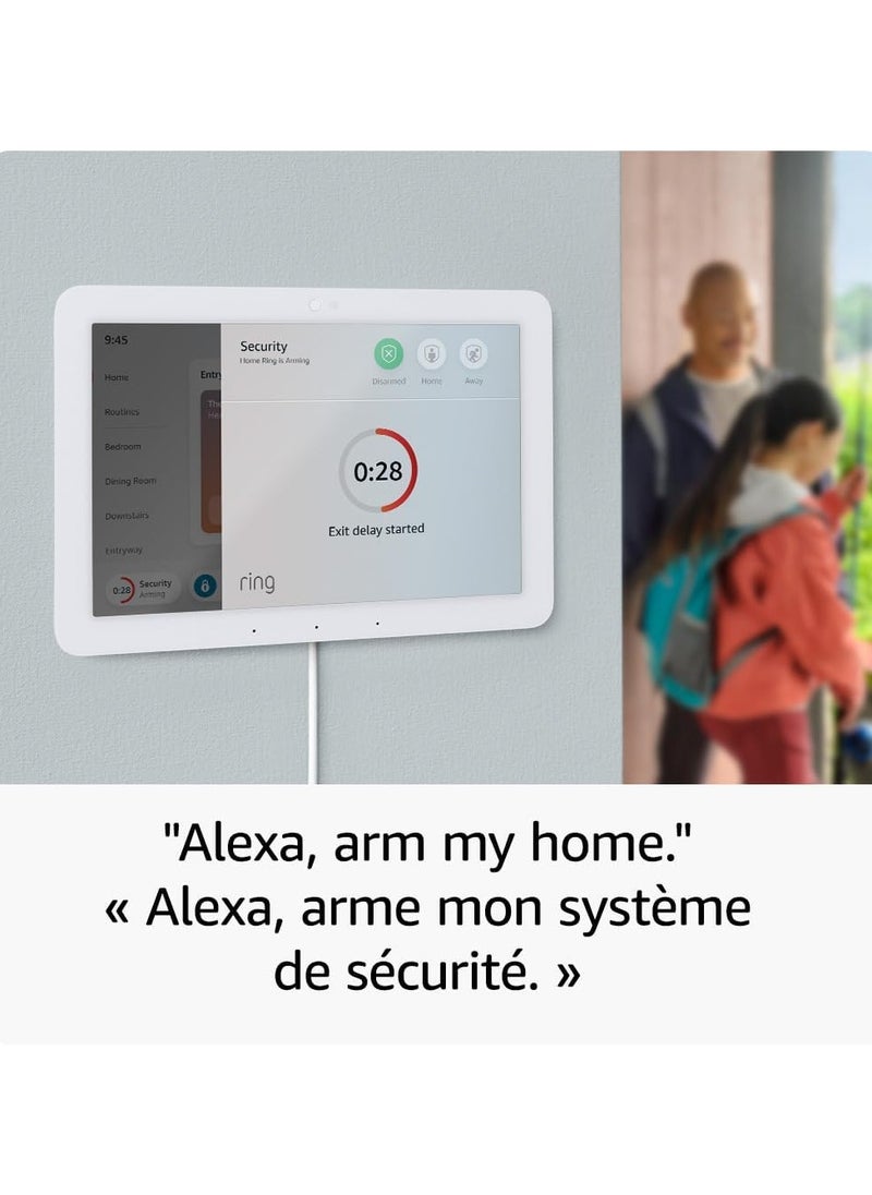 REBENUO Echo Hub is a smart home control panel with an 8-inch screen size and Alexa support, compatible with thousands of devices, latest version (white)  - Image 5