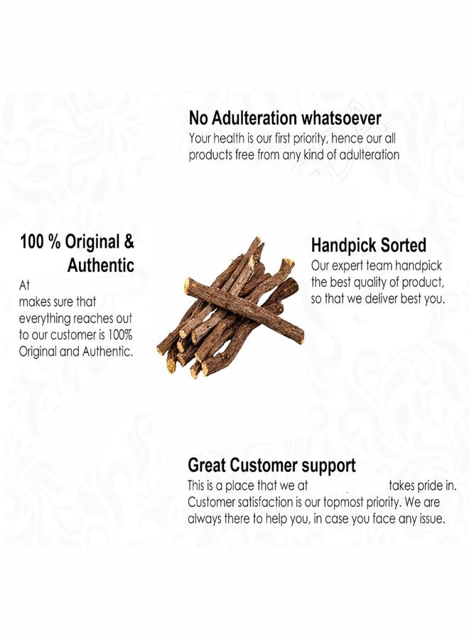 Vedimatic Khadi 100% Pure Natural Licorice Powder (Mulethi) For Face And Skin Pack of 200gm - Image 2