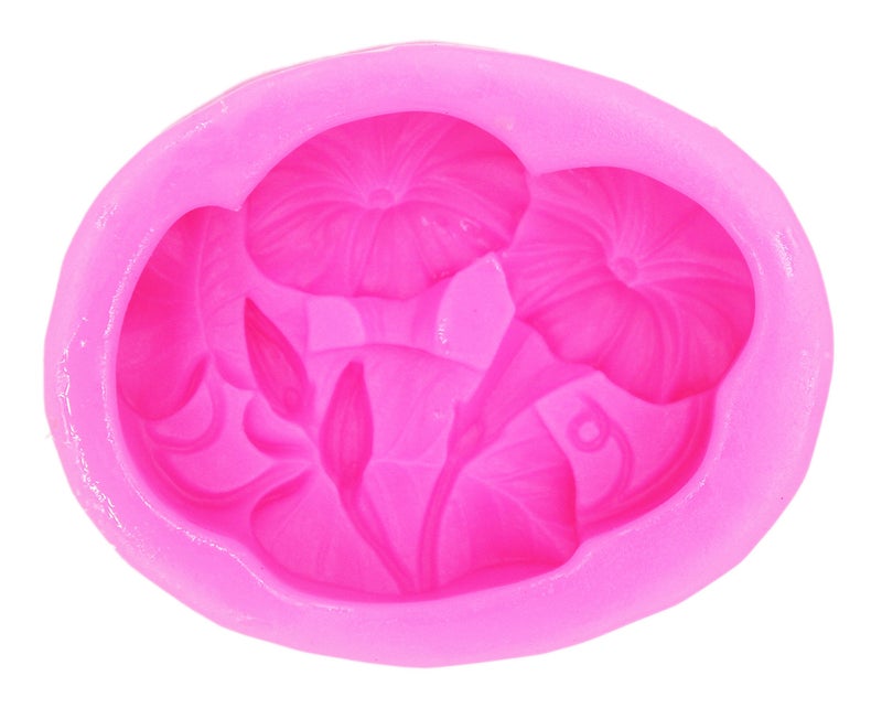 Longzang Morning Glory 50103 Craft Art Silicone Soap Mold Craft Molds DIY Handmade soap molds - Image 2