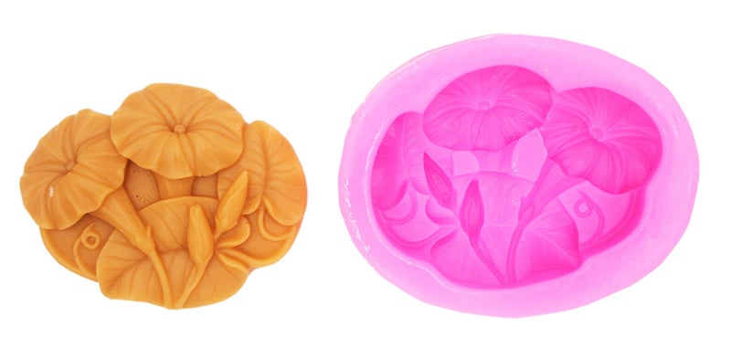 Longzang Morning Glory 50103 Craft Art Silicone Soap Mold Craft Molds DIY Handmade soap molds - Image 4