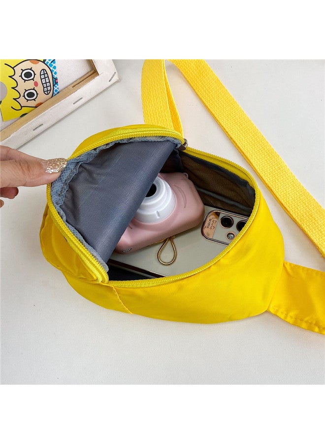 Children's Bag Smiley Crossbody Bag 2025 Fashion Composite Cloth Chest Bag Kindergarten Baby Boys And Girls Backpack-Color:Black - Image 4