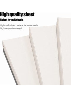 DAREU Corner Shelf 5 Tier Shelves For Wall Storage, Easy-To-Assemble Floating Wall Mount Shelves For Bedrooms And Living Rooms, Espresso Finish (White)  - Image 5