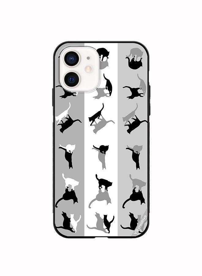VR CREATIVE Protective Case Cover For Apple iPhone 11 Cats Spook Design Multicolour - Image 1