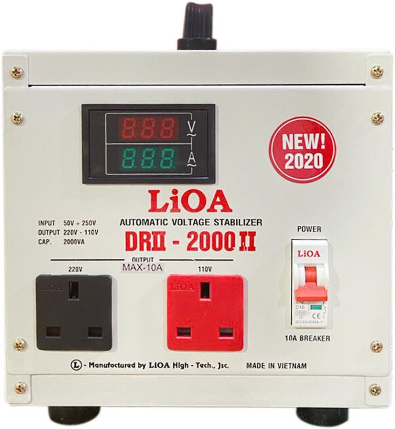 LiOA 2000W Electric Voltage Regulator/Stabilizer - Vietnamese - Image 1