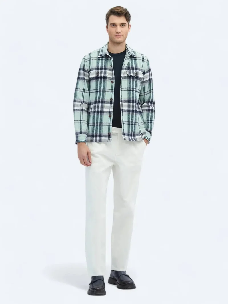 كيب قميص نعناعي