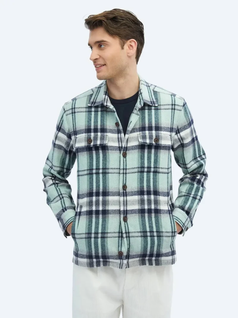 كيب قميص نعناعي