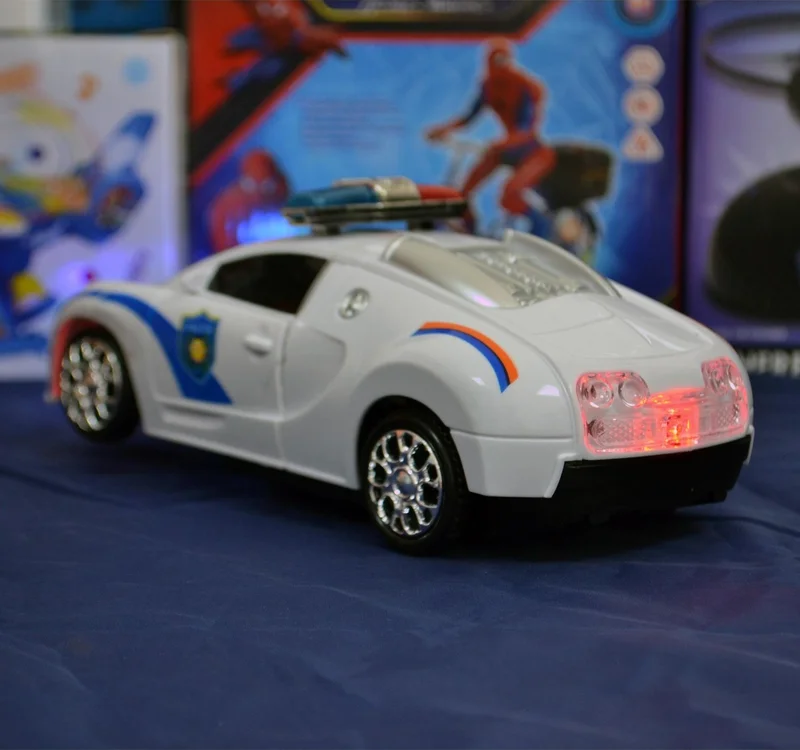 Beren Transformers-Police Car with Lights, Sounds and Sensors that Turns into a Robot