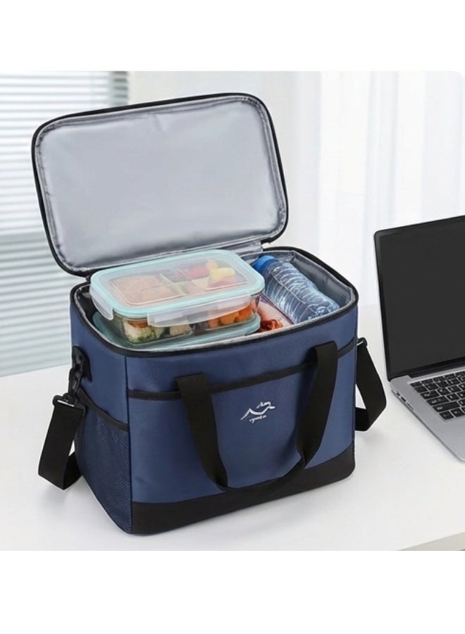 Happy Home Extra Large 26L Reusable Cooler Tote Bag for Women & Men – Leakproof Portable Lunch Bag with Waterproof Oxford Fabric & Food-Grade Aluminum Foil Insulation – Detachable Shoulder Strap & Thick Handles – Work, Picnic, Beach & Travel - Image 2