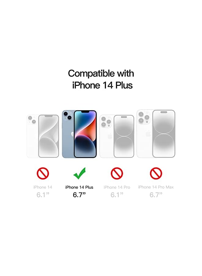 جي تيك واقي شاشة لهاتف آيفون 14 بلس 6.7 بوصة من الزجاج المقسى 3 عبوات - Image 2