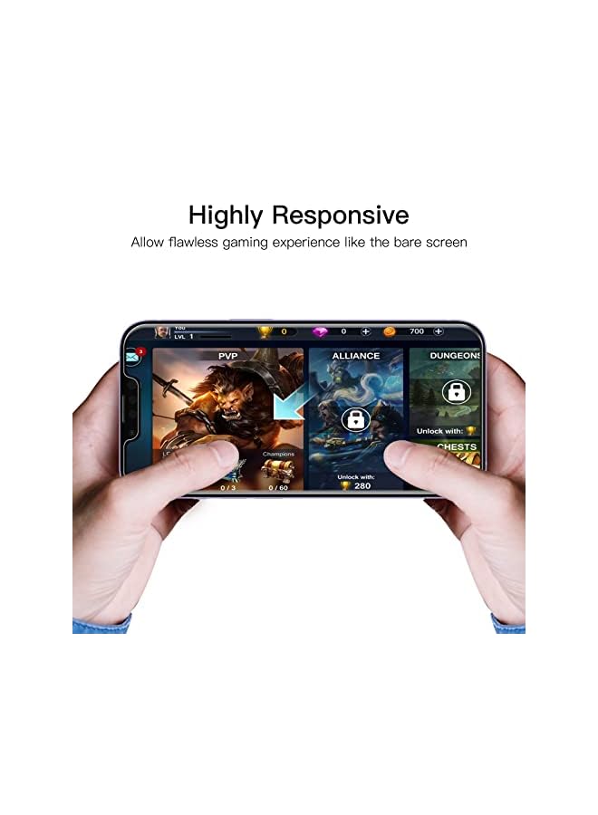 جي تيك واقي شاشة لهاتف آيفون 14 بلس 6.7 بوصة من الزجاج المقسى 3 عبوات - Image 5