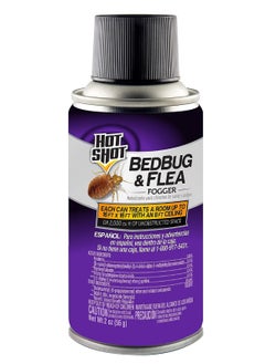 Hot Shot Hot Shot Bed Bug & Flea Fogger, 3 Count (Pack of 1), Kills Fleas Indoors, Get Rid of Fleas In House, Inhibits Reinfestation Up to 7 Months  - Image 2