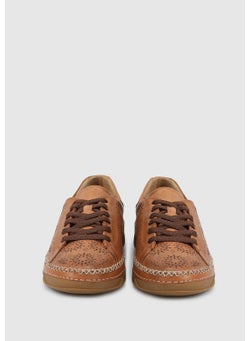 eclipse Tan Leather Women's Shoes  - Image 5