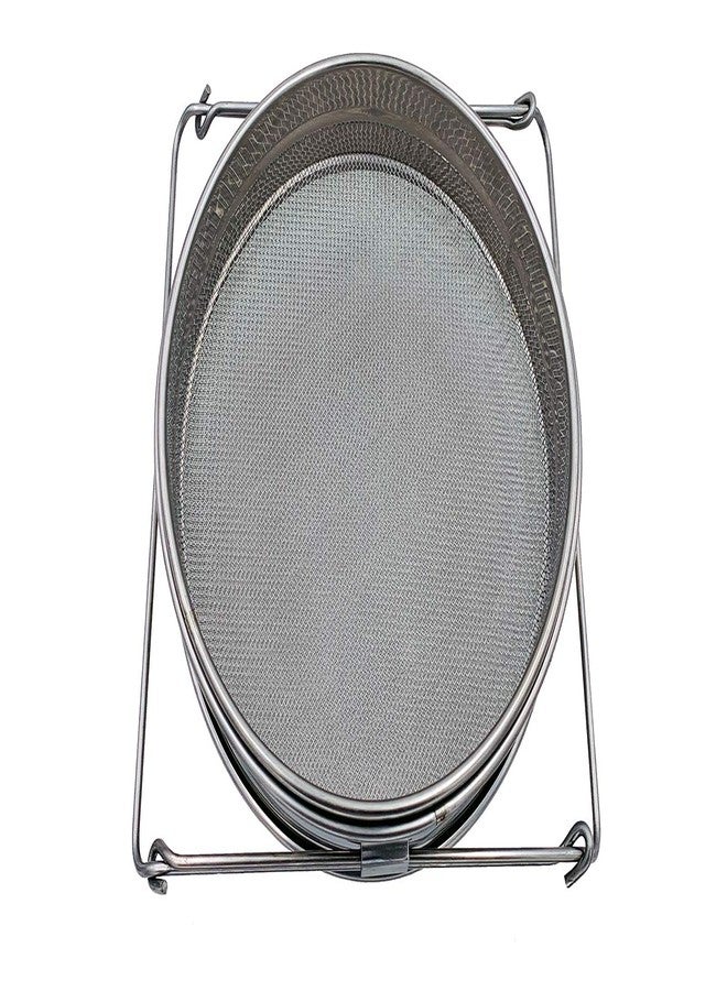 DECKAS Honey Stainless Steel Strainer Double Sieve, Bee Keeping Equipment Filter with Extendable Arms - Image 5