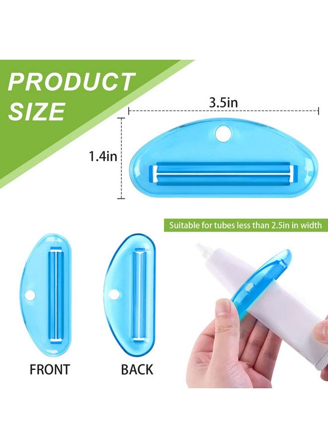 LOVEINUSA Toothpaste Tube Squeezer, 4PCS Toothpaste Squeezer Roller Tool for Bathroom, Home Use, Assorted Colors - Image 1