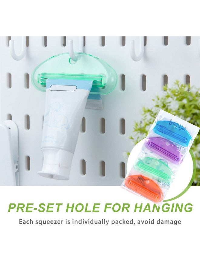 LOVEINUSA Toothpaste Tube Squeezer, 4PCS Toothpaste Squeezer Roller Tool for Bathroom, Home Use, Assorted Colors - Image 3