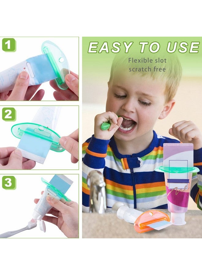 LOVEINUSA Toothpaste Tube Squeezer, 4PCS Toothpaste Squeezer Roller Tool for Bathroom, Home Use, Assorted Colors - Image 4