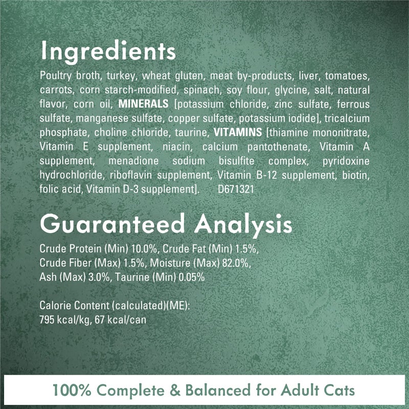 Fancy Feast Purina Fancy Feast Wet Cat Food, Medleys Tender Turkey Primavera With Tomatoes, Carrots and Spinach in Broth - (Pack of 24) 3 oz. Cans - Image 4