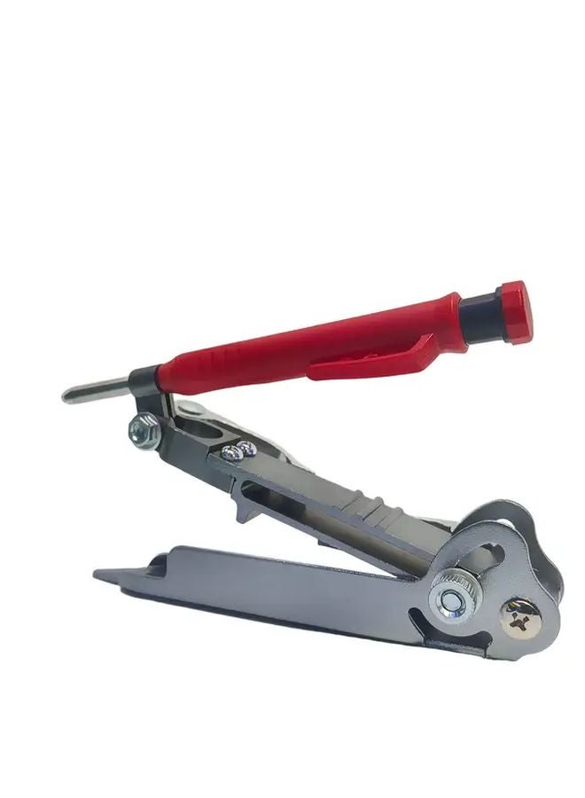 Red Multi Function DIY Woodworking Marking Tool with Deep Hole Precision Pencil - Image 1