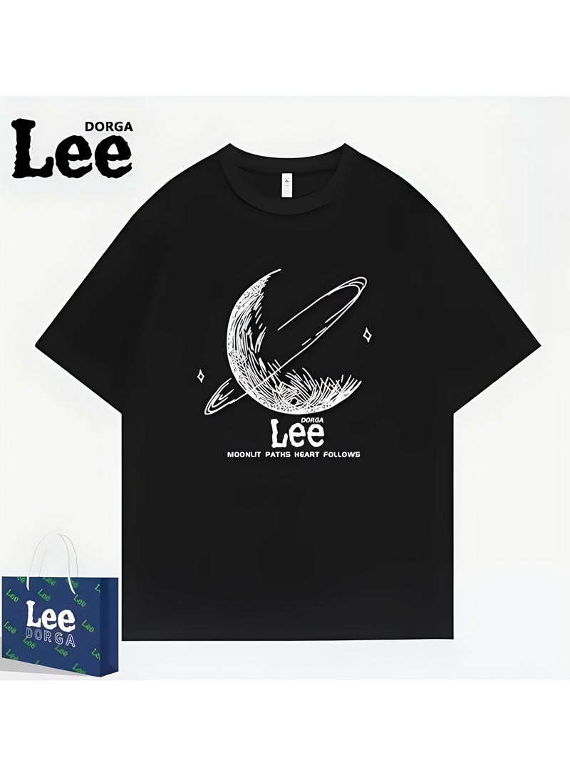 LEE New Fashionable Casual LEE Co Branded T-shirt