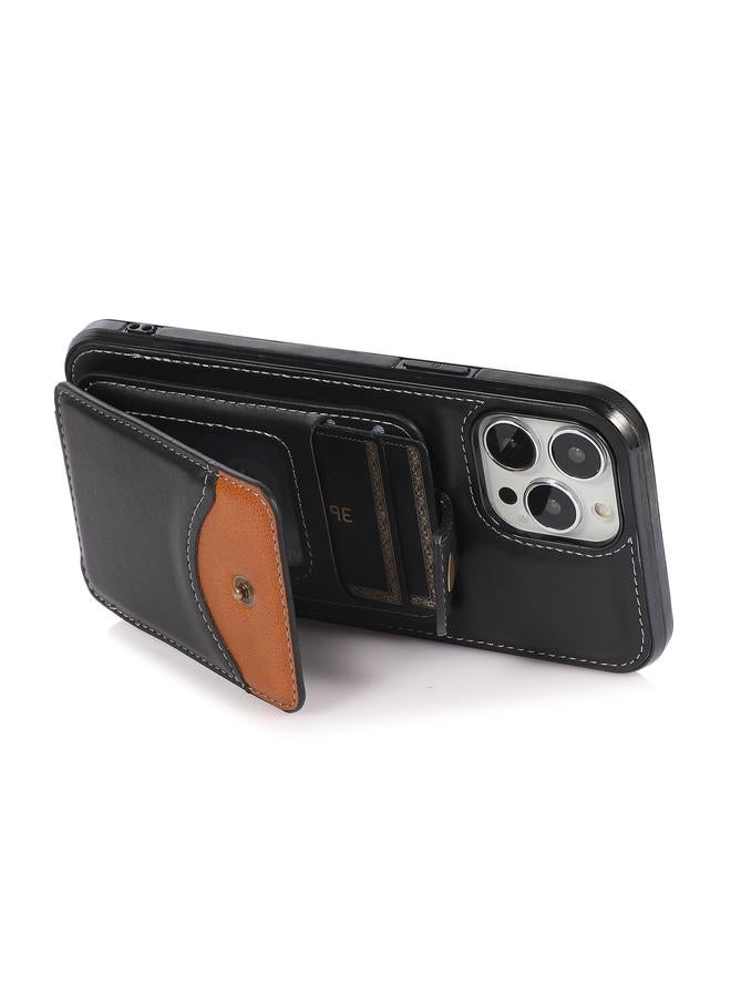 Zaboon Case For iPhone 13 mini Soft Skin Leather Wallet Bag Phone Case - Image 5