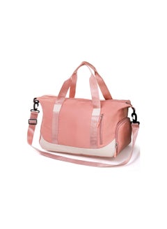 SYOSI Gym Bag for Women, Waterproof Duffel Bag with Wet Pocket and Shoes Compartment, Carry On Weekender Overnight Bag, Lightweight Workout Sport Bag, Crossbody Shoulder Travel Bag for Yoga Dance  - Image 1