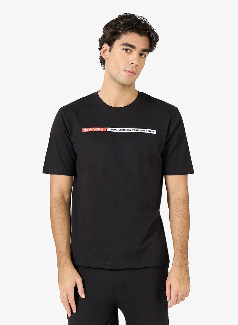 Seventy Five Basics T-Shirt & Shorts Set