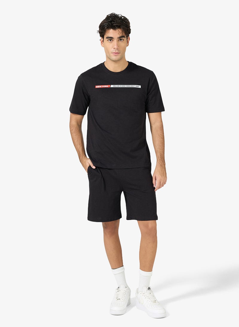 سفنتي فايف بيسيكس طقم تي شيرت وشورت - Image 1