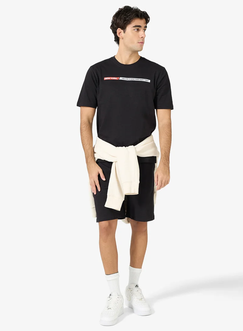 Seventy Five Basics T-Shirt & Shorts Set