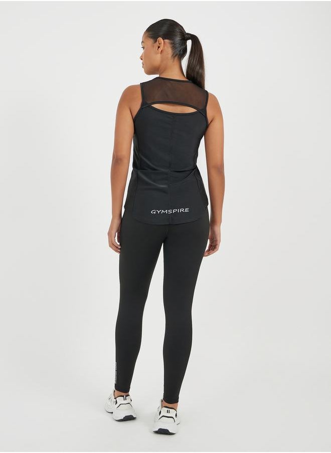 Styli Gymspire Edition - Label Back Mesh Insert Tank Top  - Image 5