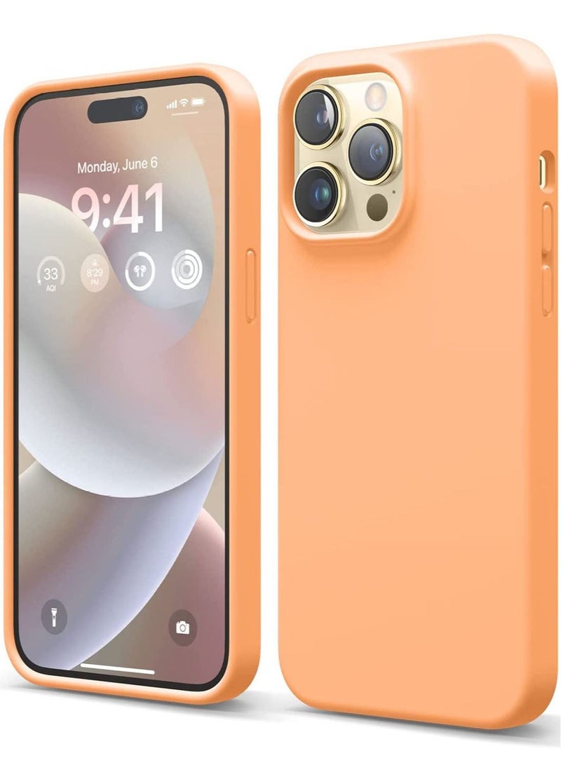 Elago Silicone Case Cover for iPhone 14 Pro MAX - Orange - Image 1