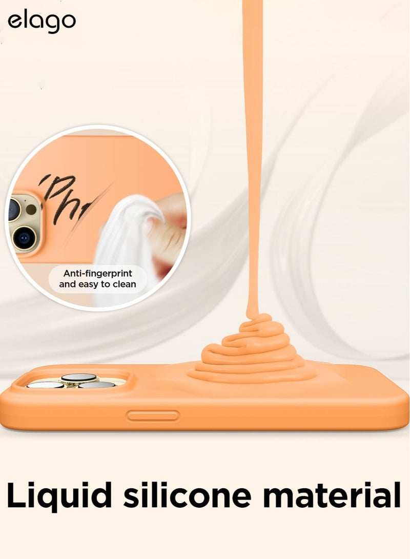 Elago Silicone Case Cover for iPhone 14 Pro MAX - Orange - Image 4